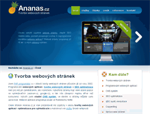 Tablet Screenshot of ananas.cz